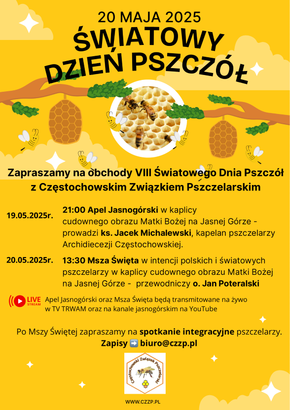 Światowy Dzień Pszczół 20.05.2025